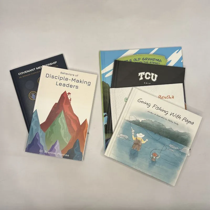 Selection of book covers designed by Uptimize