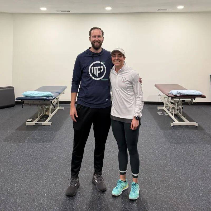 MyPhysio branded apparel and clinic environment