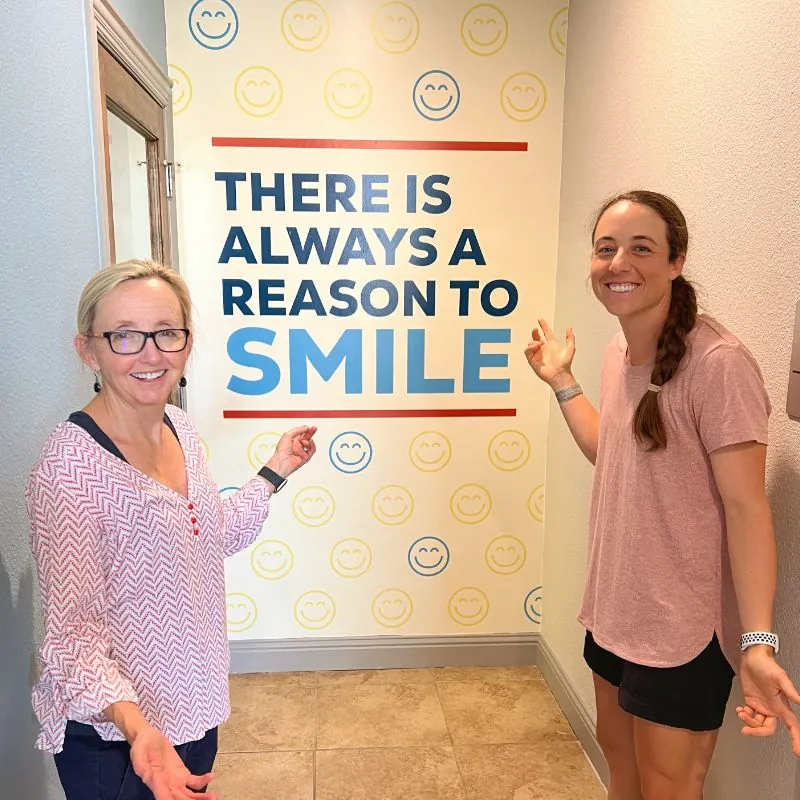 Tardy Orthodontics 'There is always a reason to smile' branded environment